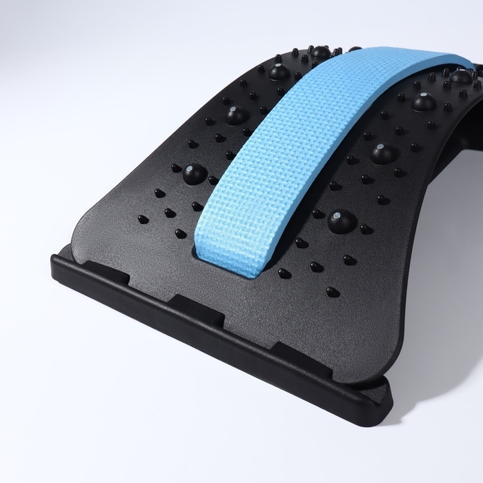 Массажёр для спины, трёхуровневый, с магнитом, 36 × 23 см, цвет МИКС Массажёр для спины, трёхуровневый, с магнитом, 36 × 23 см, цвет МИКС