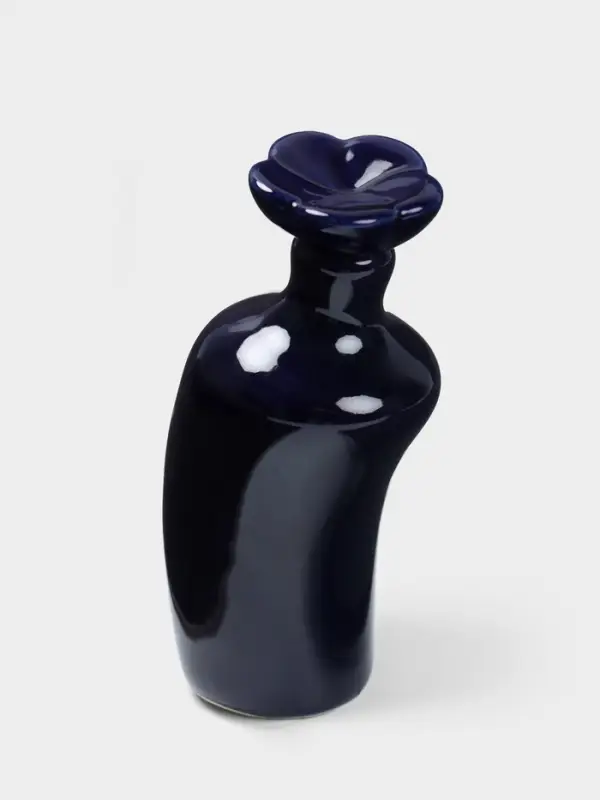 Сосуд для масла &laquo;Антика&raquo;, 5&times;5&times;12 см, керамика, синий