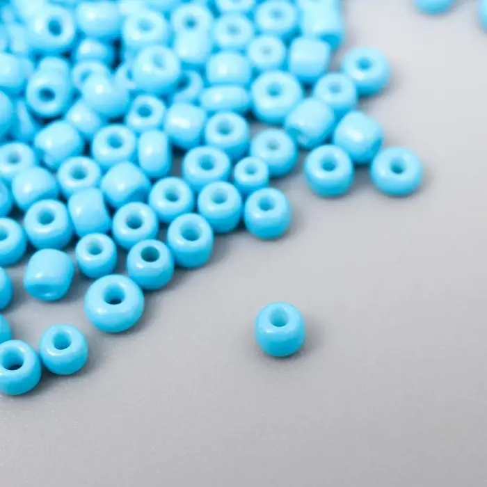 Бисер круглый 12/0 в бутылочке  Бисер круглый 12/0 в бутылочке "Джинсовый" 20 гр