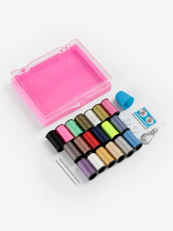 Швейный набор, 29 предметов, в пластиковой коробке, 10.5&times;8&times;2.5 см, МИКС