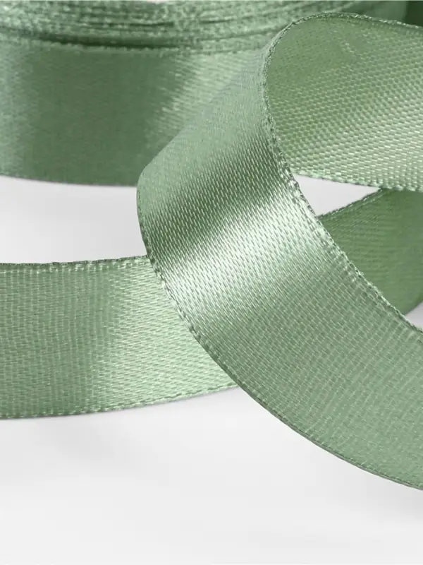 Лента атласная, 20 мм, 23&plusmn;1 м, нежно-зелёная №65