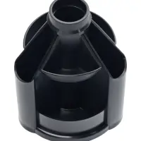 Настольная подставка Mini Desk, пластиковая, вращающаяся, черная