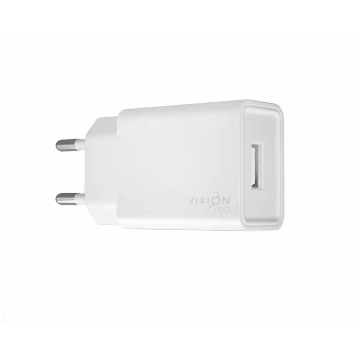 Сетевое зарядное устройство VIXION PRO VH-06, USB, 2.1 А, белый