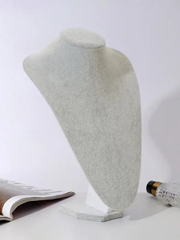 Бюст для украшений QF, 23&times;17&times;35 см, h=35 см, серый