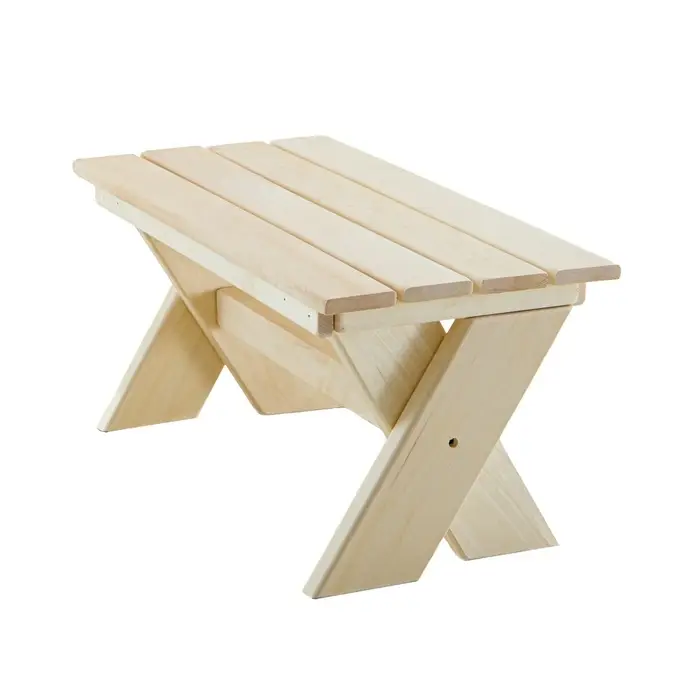 Лавка деревянная складная из липы "Добропаровъ" 60х30х30 см, для бани