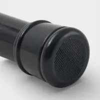 Карниз для ванной комнаты "Классик" 110-200 см, цвет черный