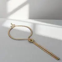 Кулон &laquo;Галстук узел&raquo;, цвет золото