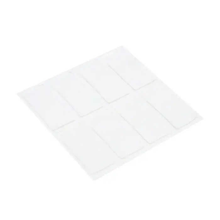 Двусторонние самоклеящиеся держатели ТУНДРА, 33.5×15.25 мм, прозрачные, 8 шт.