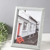 Фоторамка пластик формат А4 "Марокканская мозаика" оттенки голубого 35,7х27х2 см