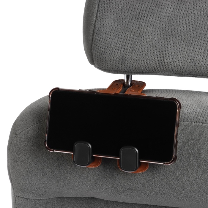 Крючок на подголовник двойной, коричневый Крючок на подголовник двойной, коричневый