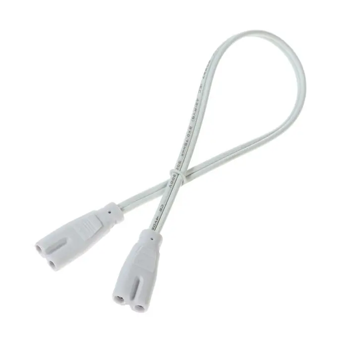 Соединительный провод для светильников, разъем L/N, 30 см, белый