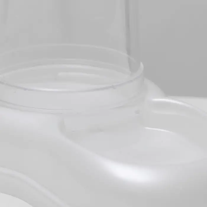 Автопоилка - автокормушка, 600 мл, белая перламутр