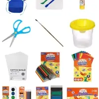 Набор для труда А4, с ручками, Calligrata &laquo;Гуси&raquo;, 14 предметов, пластик