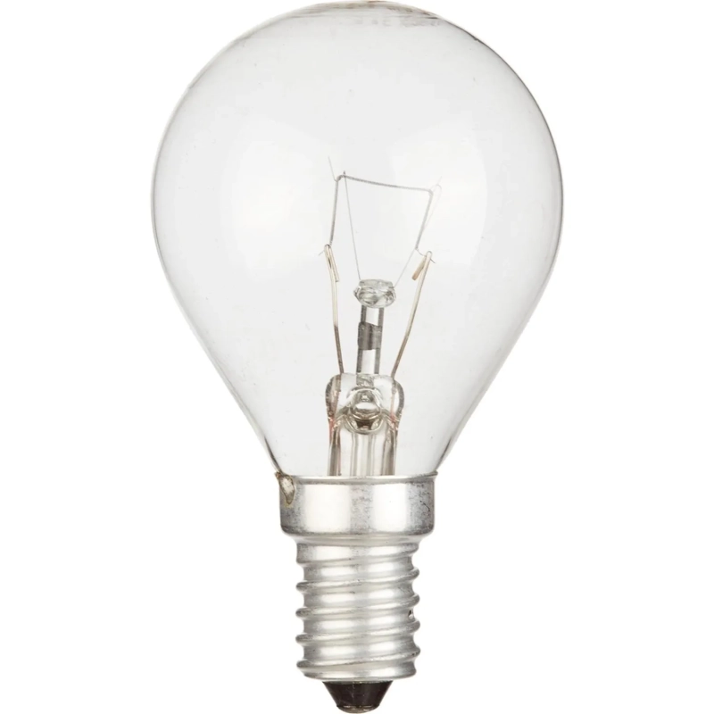 Лампа накаливания СТАРТ шарик/прозрачная 40W E14
