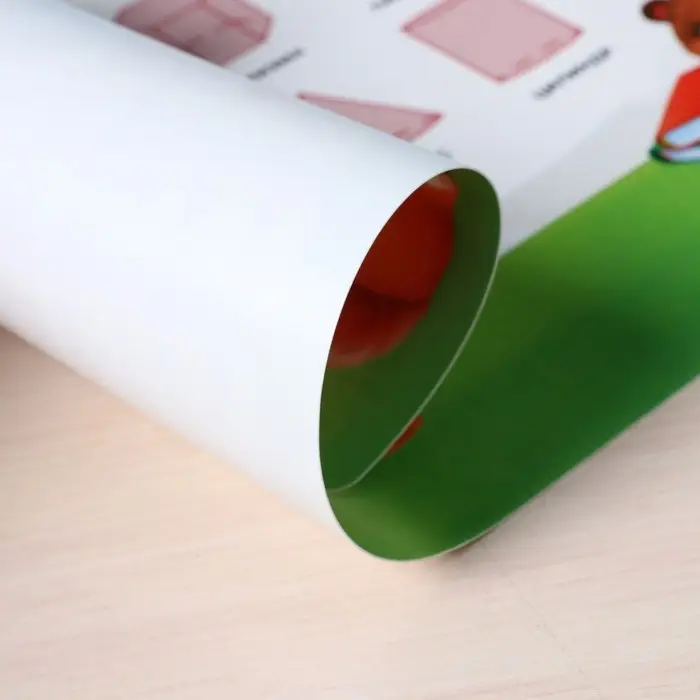 Накладка на стол пластиковая А3 (460 х 330 мм), Calligrata, Накладка на стол пластиковая А3 (460 х 330 мм), Calligrata, "Русский язык/ Математика" 430 мкм, обучающая