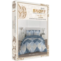 Постельное белье евро сатин (нав.70х70) м251.21.04SТрис.5844-1+5844а-1 Мави