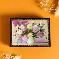 Шкатулка «Цветы в кувшине», 10×14 см, лаковая миниатюра Шкатулка «Цветы в кувшине», 10×14 см, лаковая миниатюра