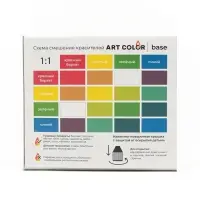 Набор гелевых пищевых водорастворимых красителей Art Color Base, 4 цвета