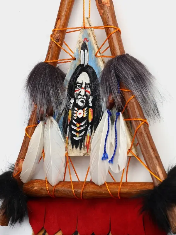 Панно &laquo;Вождь&raquo;, 30&times;3&times;60 см