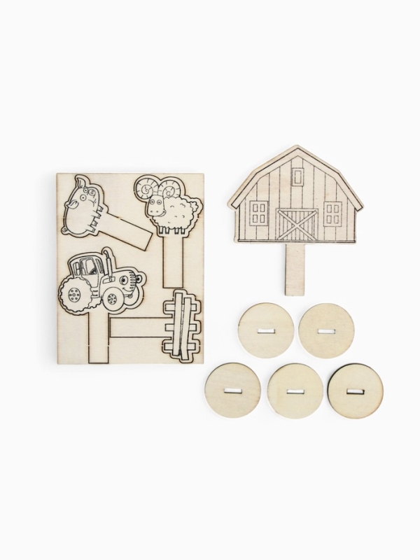 СТ_набор для опытов Мой мини сад (трактор)