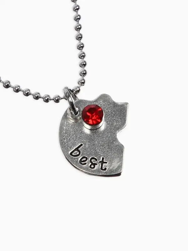 Кулоны парные &laquo;Фантастическая четвёрка&raquo;, 45 см, цветные в серебре