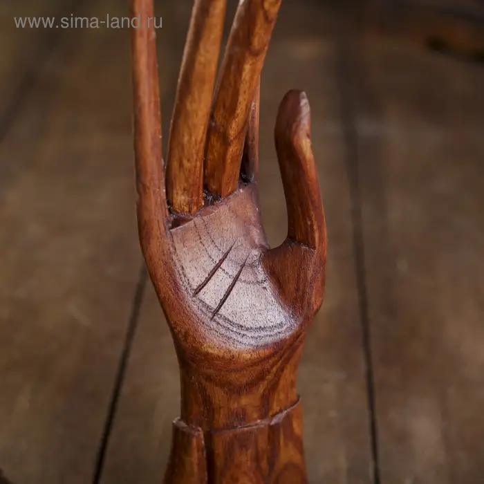 Подставка под кольца дерево Подставка под кольца дерево "Кисть" 6х6х20 см