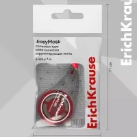 Корректирующая лента 5 мм &times; 7 м, ErichKrause Standard, в пакете, европодвес, микс