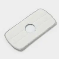 Насадка для швабры Raccoon, с вырезом, микрофибра, прямоугольная, 30&times;14.5 см, серая