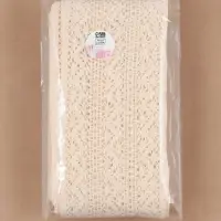 Кружево вязаное, 115 мм &times; 10 &plusmn; 1 м, цвет бежевый