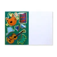 Книжка &laquo;Аппликации наклейками&raquo;, А5, 12 стр., Три кота