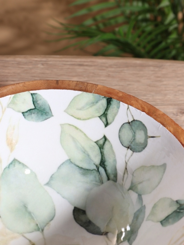 Салатник «Листья», 25×25×10 см, дерево манго Салатник «Листья», 25×25×10 см, дерево манго