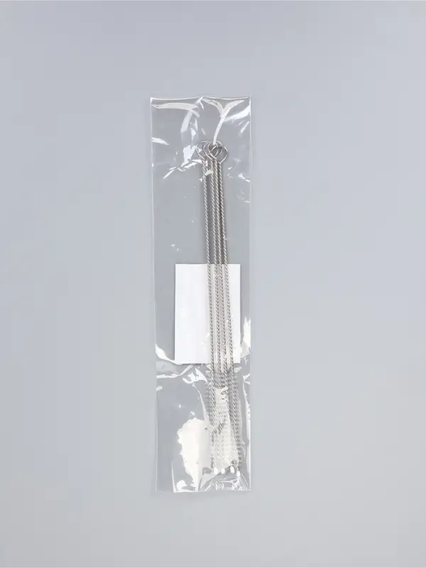 Ёршики, набор 4 шт., 20&times;0.5 см, с кольцом, ворс белый