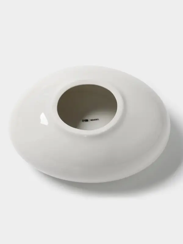 Блюдо сервировочное Magistro Blue Lagoon, 20&times;14.8&times;8.5 см, фарфор, белое