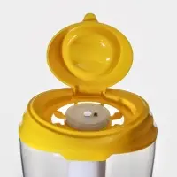 Башня пивная &laquo;Вавилон&raquo;, 3 л, колба для льда, подсветка, батарейки cr 2032, пластик, жёлтая