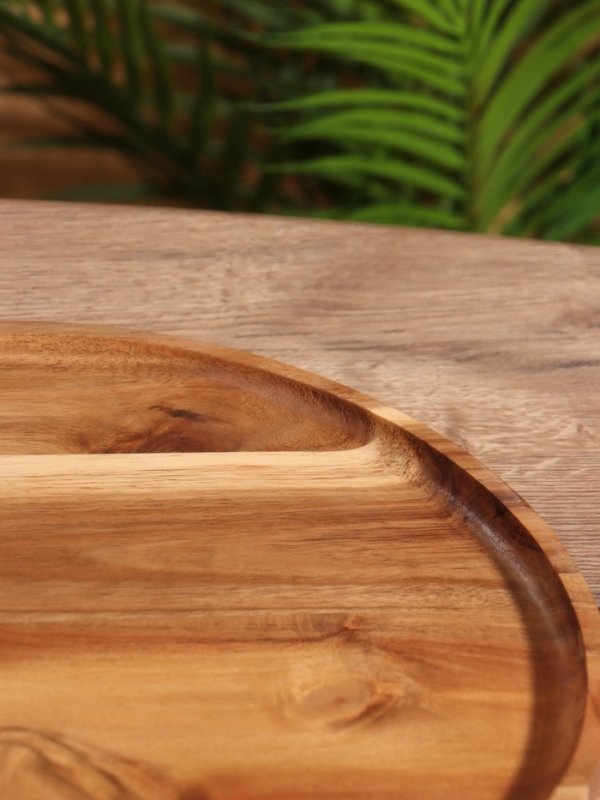 Доска разделочная 28х28х2 см, чайное дерево