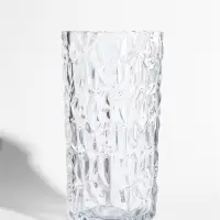 Ваза для цветов &laquo;Эдисон&raquo;, лучики, 29&times;12 см, стекло, прозрачная
