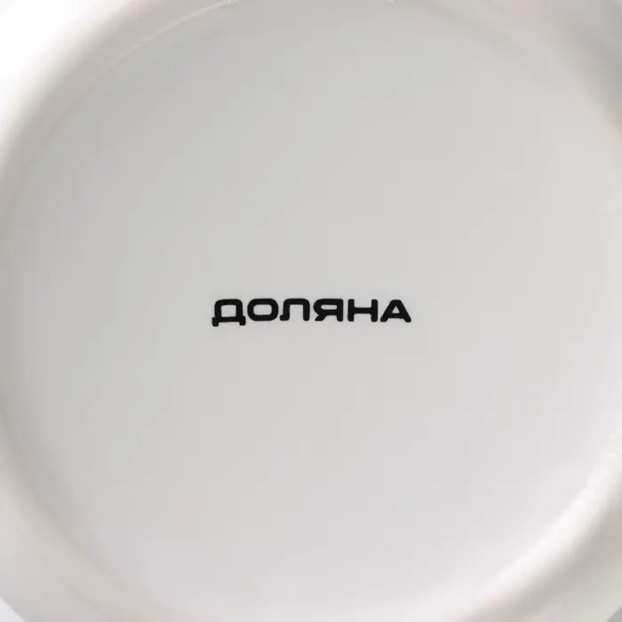 Кружка фарфоровая Доляна «Тайная жизнь», 360 мл, цвет белый