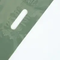 Пакет полиэтиленовый с вырубной ручкой, хаки 40х50 см, 60 мкм