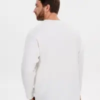 Лонгслив унисекс Siluetti Fuori, молочно-белый, размер L/XL
