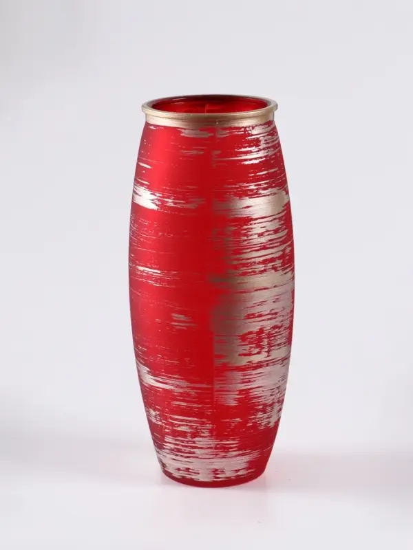 Ваза &laquo;Эстетика&raquo;, рубин, h=25 см, стекло, красная
