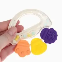 Прорезыватель погремушка для зубов &laquo;Браслетик&raquo;, цвет бежевый