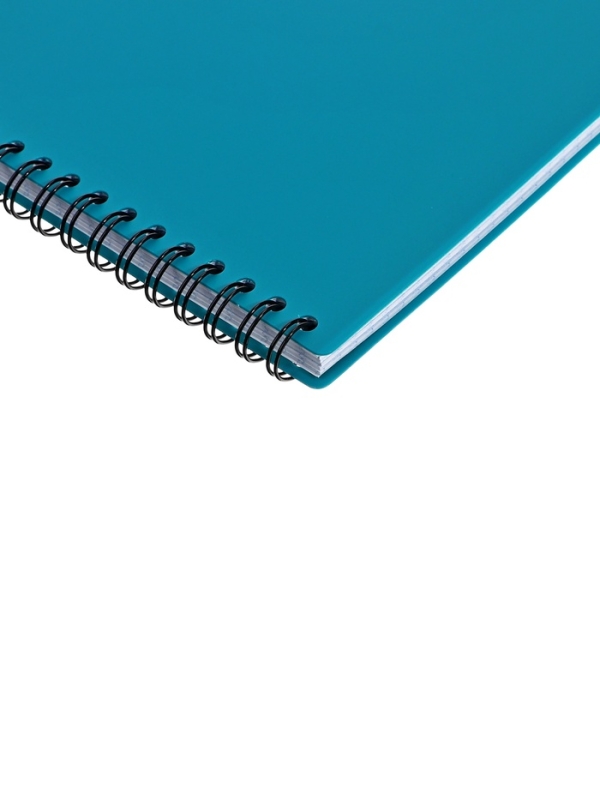 Тетрадь А5 80л кл на гребне ErichKrause Reef, пласт обл, блок оф, бирюз