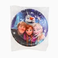 Тарелка одноразовая 18 см, набор 10 шт, Снежная принцесса Тарелка одноразовая 18 см, набор 10 шт, Снежная принцесса