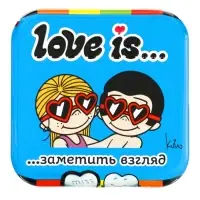 Конфеты освежающие Love is, в форме сердца, со вкусом мяты, 20 г