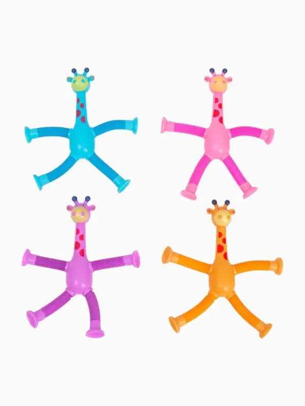 Антистресс - игрушка Pop Tubes &laquo;Жирафики&raquo;, набор 4 шт.