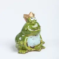 Фигурка керамика &laquo;Лягуха-царевишна&raquo; 9.6&times;7.1&times;9 см