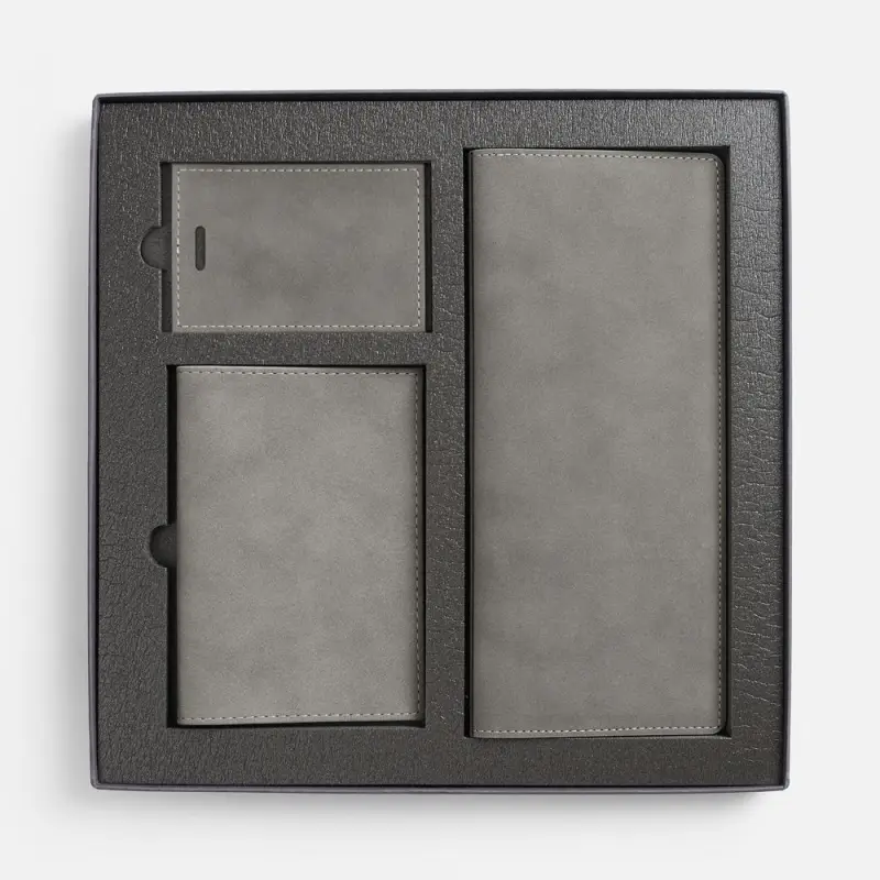 Набор Nubuk Trio, серый