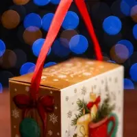 Подарочная коробка «Чудес в Новом году!», 11×6×11 см