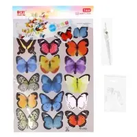 Часы настенные интерьерные &laquo;Бабочки&raquo;, с маятником, плавный ход, 35&times;51 см