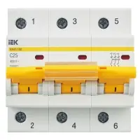 KARAT Автоматический выключатель ВА47-100 3P C 25А 10кА IEK